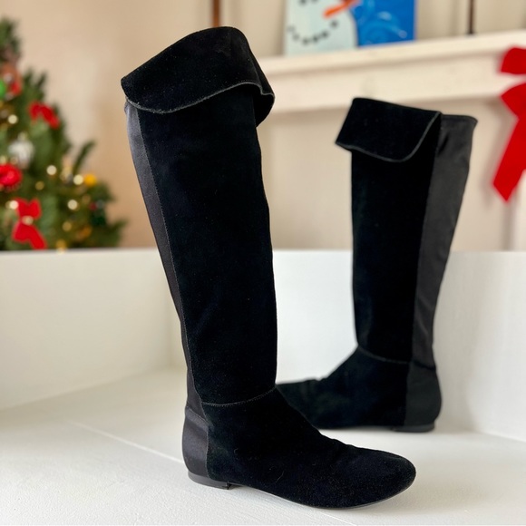 Steve Madden Zestyy Fold Over Suede Boots Size 8 1/2 - Picture 9 of 14